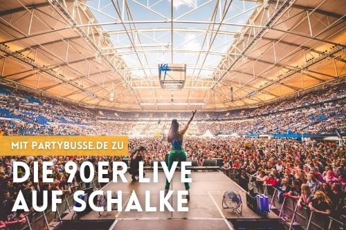 Die 90er Live auf Schalke Partybus