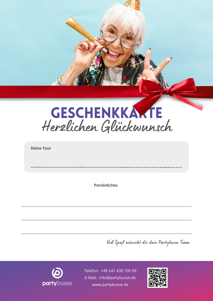 Partybusse Gutschein Partybusse Gutschein