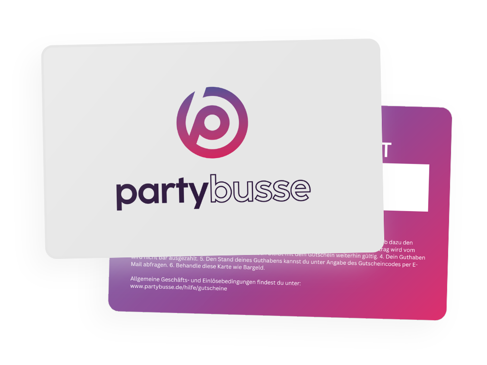 Partybusse Festival Bustour Gutschein